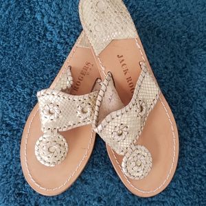 Authentic Jack ROGER'S Snake Skin wedge sandal